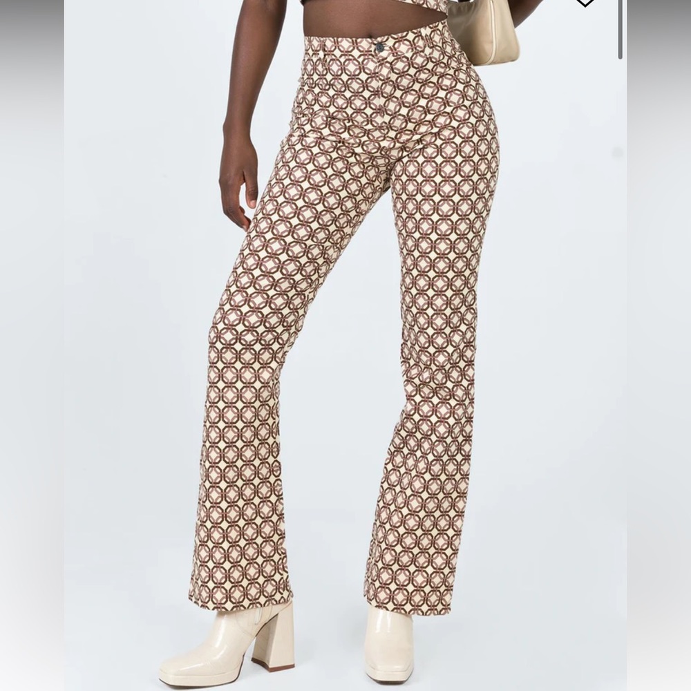Beige Chain Tangle Pants - image 4